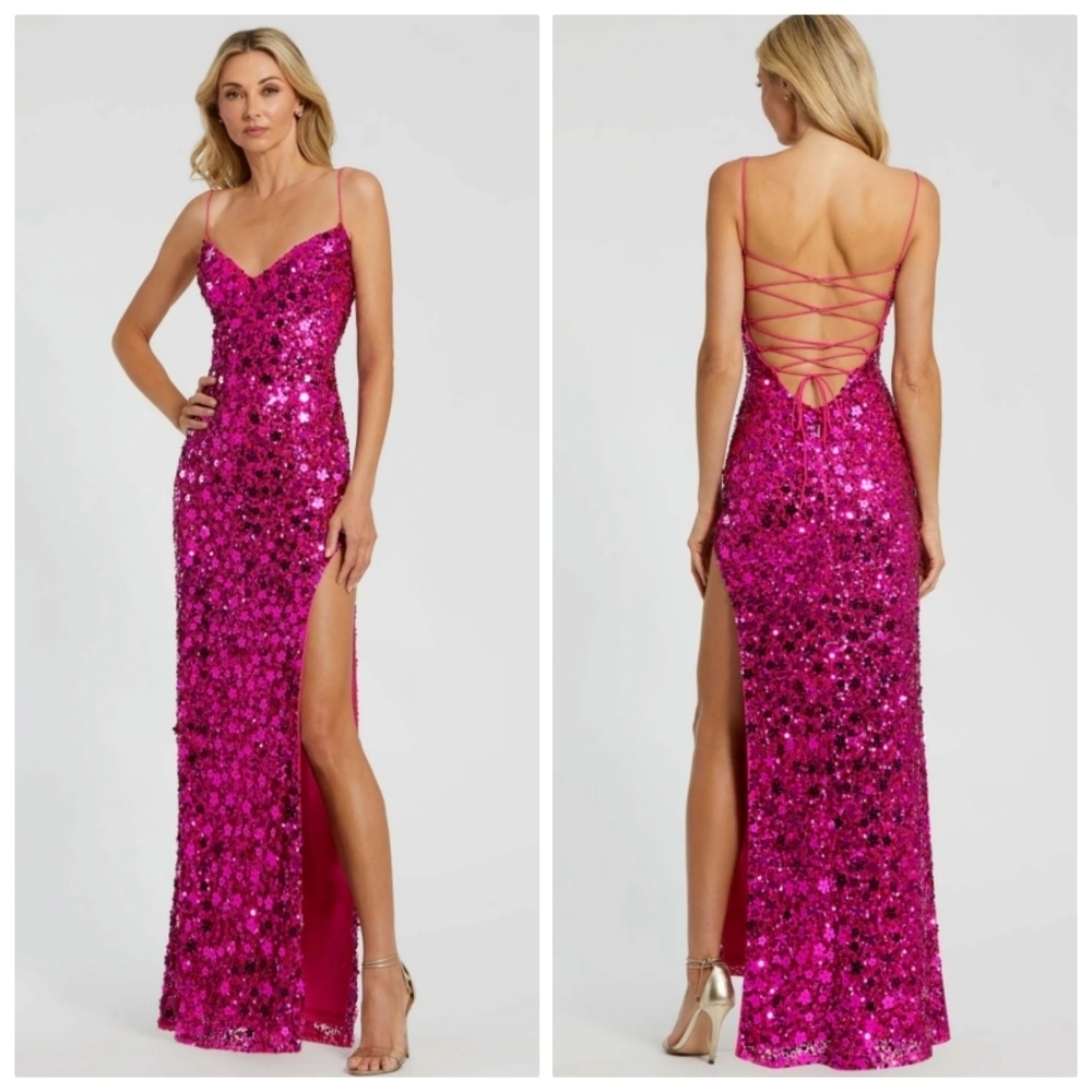 Mac Duggal Sweatheart Spaguetti Strap Dress